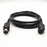 Benutzer definierte Länge Stecker Buchse 4 5 6 7 8 9 10 PIN MIDI DIN Verlängerung kabel