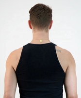 Collier rectangulaire personnalisé en acier inoxydable, chaîne pour hommes, avec pendentif, personnage gravé, étiquette en acier inoxydable, bijou masculin, souvenirs personnalisables