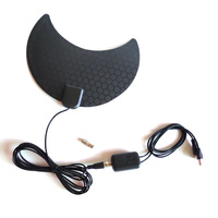 Antenne TV numérique intérieure multibande avec amplificateur, booster amélioré, gain de 28 dBi, fréquence VHF/UHF