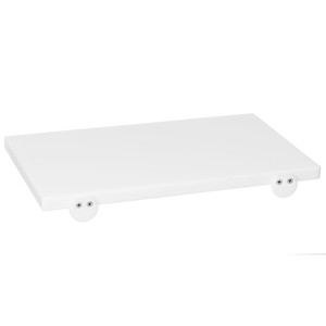 Planche à découper en polyéthylène blanc 70 × 40 × 2 h cm, avec supports antidérapants - Product Image 1