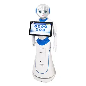 बहु समारोह स्मार्ट humanoid सेवा रोबोट हवाई अड्डे में परामर्श जानकारी