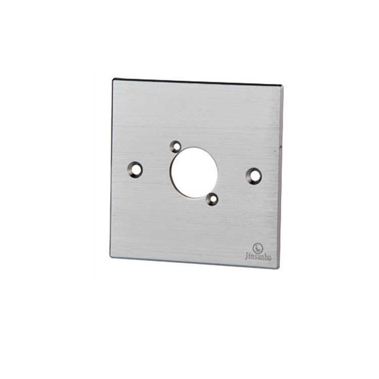 Пустая металлическая Лицевая панель из алюминиевого сплава высокого качества 86*86 мм