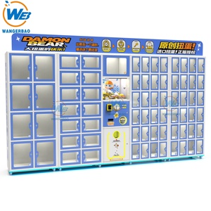 WANGERBAO Distributeur automatique de capsules Gacha personnalisable, avec casiers à surprises à monnayeur et système de paiement centralisé pour casiers à prix - Product Image 1