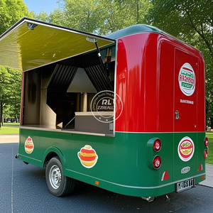 2025 Cheap Price Towable <strong>Food</strong> Trailer Simple <strong>Food</strong> Kiosk Street Mobile Bar Kitchen Small Hot Dog Ice Cream Foodcart Germany - Product Image 4