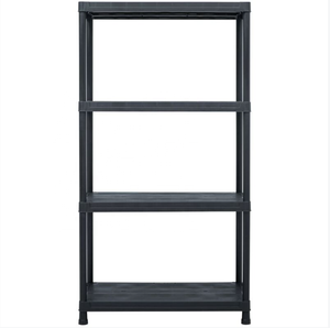 מתלה מדף פלסטיק מתכוונן קל משקל מקסולוד 70 ק""ג מחסן אחסון ביתי הרכבה קלה מתלה מדפי מדפים מדפים - Product Image 4