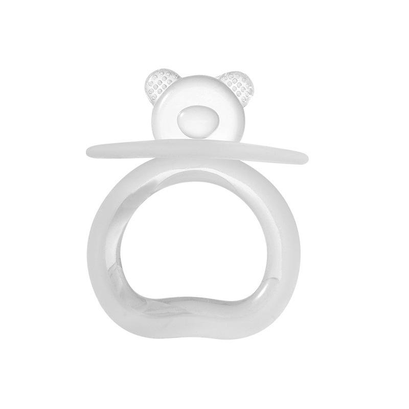 Transparent color uncolored packaging for the little bear head