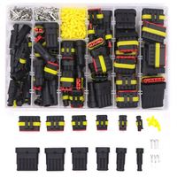 Connecteurs étanches HID 1/2/3/4 broches 26 ensembles 300V 12A ensemble 352 pièces Pack Kit camion harnais voiture fil électrique connecteur prise