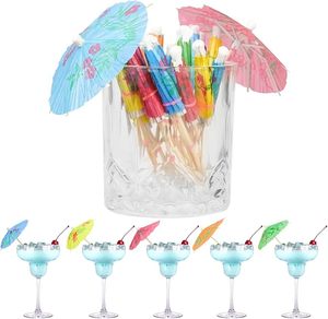 Paquete de 24 <span class=keywords><strong>Sombrillas</strong></span> Decorativas Multicolores <span class=keywords><strong>para</strong></span> Cócteles, Brochetas Decorativas <span class=keywords><strong>para</strong></span> Aperitivos, Bebidas, Fiestas y Frutas - Product Image 5