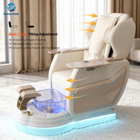 Fauteuil de pédicure et de manucure inclinable avec spa pour les pieds à jets magnétiques, personnalisable en gros