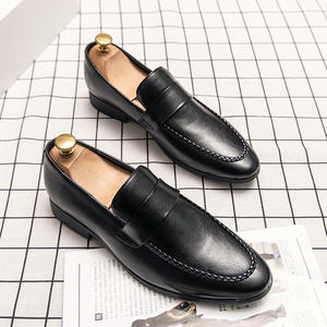 Chaussures habillées quotidiennes pour mariage, à bout renforcé, en cuir PU, pour hommes, décontractées, tendance, motif serpent, style Oxford, mocassins de conduite pour les fêtes - Product Image 5