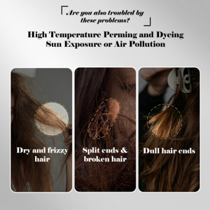 Gatase, Etiqueta Privada, <span class=keywords><strong>aceite</strong></span> <span class=keywords><strong>de</strong></span> cabello <span class=keywords><strong>de</strong></span> karité <span class=keywords><strong>de</strong></span> <span class=keywords><strong>almendras</strong></span> sin sulfato, juego <span class=keywords><strong>de</strong></span> reparación profunda para el cuidado del cabello, protección contra el calor, antiencrespamiento para el cuidado diario del salón - Product Image 3