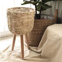 Support de plantes en rotin, lanterne décorative, en forme de panier, pour jardinage, décoration de la maison, offre spéciale