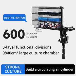 Filtro Esterno Rettangolare 3 in 1 <span class=keywords><strong>di</strong></span> Alta Qualità per <span class=keywords><strong>Acquario</strong></span>, Silenzioso con Ciclo d'Acqua, da Appendere - Product Image 2