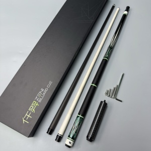 Taco de Billar de Fibra de Carbono <span class=keywords><strong>ZENI</strong></span> QY01, 12.2mm 12.5mm, Junta Radial, 18-19oz, Incrustaciones Reales, Baja Deflexión, ¡El Más Vendido! - Product Image 3