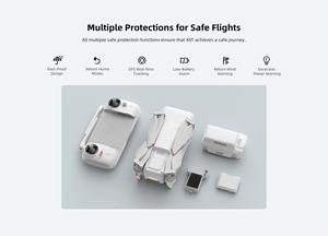 FIMI X8T 4K quadcopter with Triple <b>Camera</b> System Wide-Angle Telephoto & <b>Thermal</b> <b>Imaging</b> 20KM Transmission - Product Image 4