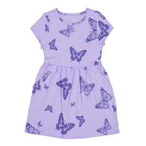 Nueva llegada de moda niños niñas vestido personalizado diseño Casual impreso manga corta cuello redondo niñas vestido de Bangladesh - Product Image 5