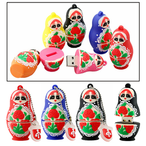 Ổ Đĩa Flash USB đáng yêu Matryoshka USB Flash Drive 4GB 8GB 16GB 32GB 128GB USB 2.0 thumbdrive thẻ nhớ búp bê Nga <span class=keywords><strong>Pendrive</strong></span> - Product Image 2