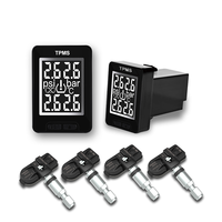Sensores externos inalámbricos Smart TPMS para Toyota y para Honda Cars Sistema de monitoreo de presión de neumáticos Premium