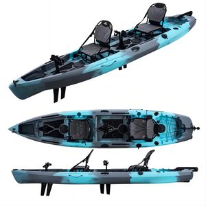 <span class=keywords><strong>Kayak</strong></span> de Pesca Portátil de Plástico de Alta Calidad Personalizado, Tipo Sit-on-Top, con Doble Pedal, para 2 Personas, 14 pies - Product Image 2