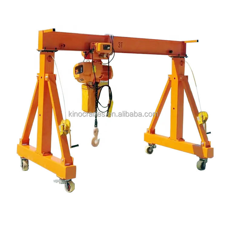 Fabricante de guindastes Kenancranes Grua elétrica 1 2 3 5 10 Ton Mini guindaste de pórtico móvel Preço