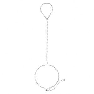 Bracelet pour femme Dylam, design tendance, bijoux fins, plaqué or 18 carats, argent 925, chaîne de doigt, zircone 5A - Product Image 1