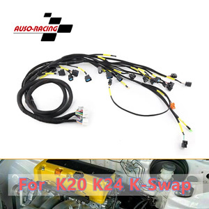 Arnés de cableado de motor automotriz para K Swap Honda Civic Serie K K20 K24 CRX EK EG 12V con aislamiento de PVC IP65 - Product Image 4