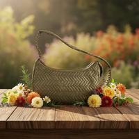 Sac à main en tissu de nylon matelassé à bandoulière pour femmes de mode vintage Sac à bandoulière de grande capacité avec fermeture à glissière Style vestimentaire