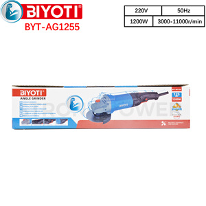 Meuleuse d'angle BYT-AG1255 5 pouces 125 mm 11000 tr/min, machine de meulage électrique robuste à vitesse réglable pour usage industriel - Product Image 6