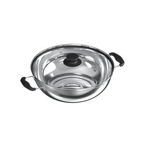 Olla de Inducción Multifuncional Midea con Tapa de Vidrio Templado a Prueba de Explosiones, Color Plateado Glaciar Negro, 26 cm - Product Image 2