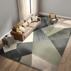 Alfombra STELLAR PATH Moderna Nórdica con Patrón Geométrico Abstracto, de Pelo Corto, 8mm de Grosor, Poliéster Imitación Cachemira, Antideslizante, Hecha a Máquina - Product Image 3