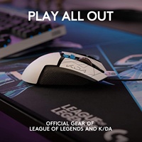 Ratón Inalámbrico para Juegos G502 Hero Light Speed 2.4 GHz Original, 16000dpi RGB 1000Hz, 11 Botones Programables, Ergonómico