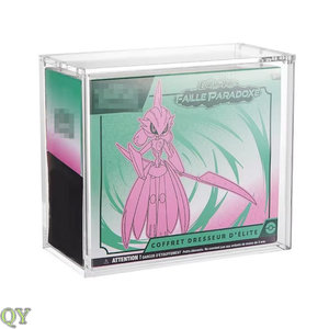 Estuche de exhibición QY de acrílico para cajas de refuerzo de cartas TCG, protector de caja de refuerzo de colección ultra premium - Product Image 6