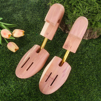 Embauchoirs en bois de cèdre américain réglables et extensibles, anti-affaissement, désodorisants pour chaussures en cuir et bottes