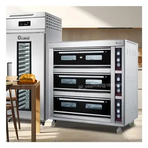 Baking horno Bakery equipment Commercial gas electric pizza oven for sale price gas industrial cake bread baking ovens