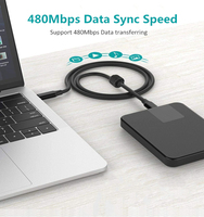 Cable USB-C a USB-C de Carga Rápida 240W 5A, Personalizado de Fábrica, 1m 2m 3m 5m, Cable de Carga Rápida con Trenzado de Nailon