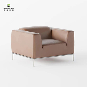Juegos de sofás de recepción <span class=keywords><strong>baratos</strong></span>, muebles de cuero PU para habitación de oficina, sofá moderno de cuero de dos asientos para la Oficina - Product Image 5