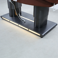 Table de massage électrique de luxe inclinable pour soins du visage, cils et esthétique, idéale pour salon de beauté et esthéticienne