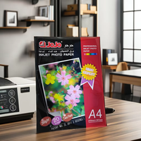 Papier photo commercial brillant simple face JOJO 260g format A4 pour imprimantes jet d'encre, étiquettes imperméables, art couleur, portrait JA-1006