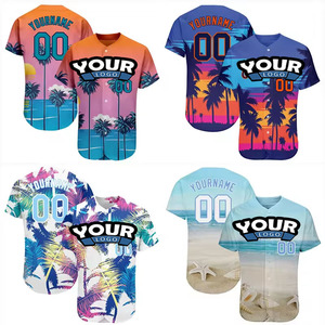 Camisetas de Béisbol Personalizadas, Cómodas y Transpirables, Bordadas y Sublimadas, para Club, Béisbol y Sóftbol, para Hombre - Product Image 3
