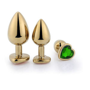 Vibrador Anal Expandible de Oro para Parejas, Tapón Anal de Acero Inoxidable, Juguete Sexual - Product Image 5