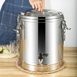Stainless Steel Insulated Bucket 10L With Tap For <b>Party</b> Beverage Storage - Product Image 1