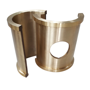 Douille de palier en cuivre C93500 CuAl10Ni1 pour l'industrie alimentaire, usinée avec précision par CNC, autolubrifiante, norme ISO - Product Image 2