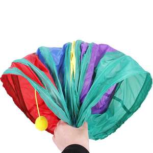 HIPHOPPET BSCI認定工場製 折りたたみ式 レインボーキャットトンネル 3方向 楽しいインタラクティブ玩具 環境配慮型 猫・子猫・ペット用 - Product Image 6