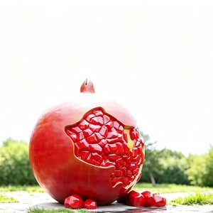 <span class=keywords><strong>Escultura</strong></span> de Fruta de Granada de Diseño Personalizado de Fábrica para <span class=keywords><strong>Escultura</strong></span> de Granja al Aire Libre - Product Image 1