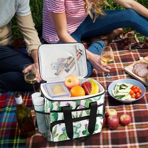 Customized Durable Lunch Cooler Bag Eco-friendly OEM Portable Shopping Bag Food Thermal Insulated Picnic Cooler Bag - Product Image 5