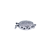 Fermoirs OT en argent sterling 925 pour la fabrication de bijoux, fermoirs de collier de perles DIY, fermoirs de 6 mm, breloques de sac, fermoirs de bracelet cœur 18 carats