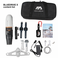 Moteur électrique Power Fins Blue Drive-X pour planche à pagaie gonflable en PVC, kayak, plongée et snorkeling, 504W 22.2V DC