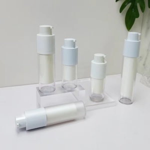 Cosmetics Lotion Airless Pump Bottle15ml 30 Ml 50ml Square White 30ml Frosted <b>Bottle</b> Body Cosmetic Container Package - Product Image 3