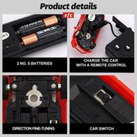 Coche RC Miniatura 1/58, Juguete de Bolsillo Portátil en Lata, Coche de Carreras con Control Remoto Inalámbrico, Mini Coche RC de Derrape