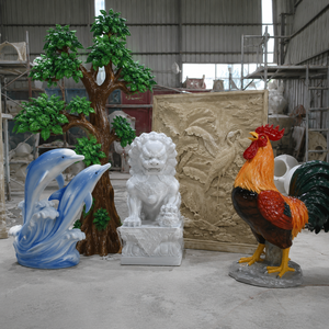 Sculture Giganti Personalizzate in Fibra di Vetro: Cane del Bosco, <span class=keywords><strong>Delfino</strong></span>, Pollo - Sculture su Misura da Shenzhen - Product Image 2